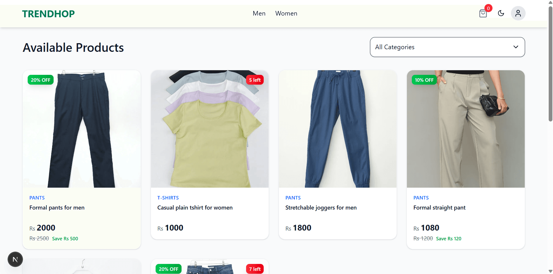 Ecommerce Web App